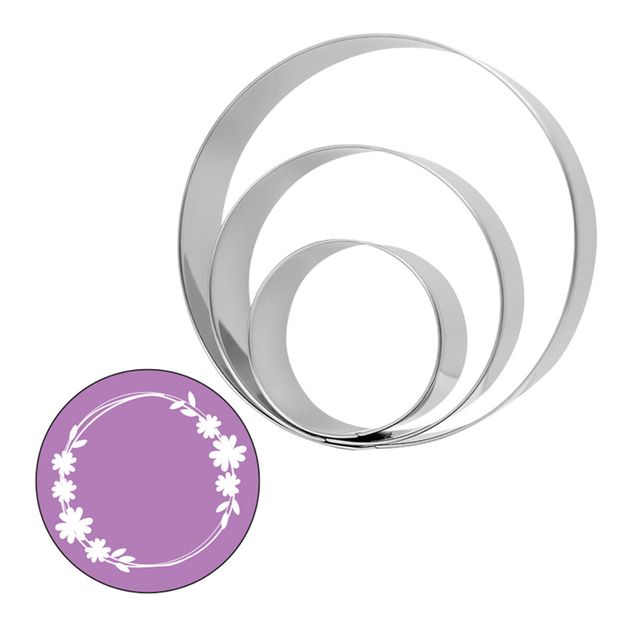 CIRCLES SET OF 3 COOKIE CUTTER