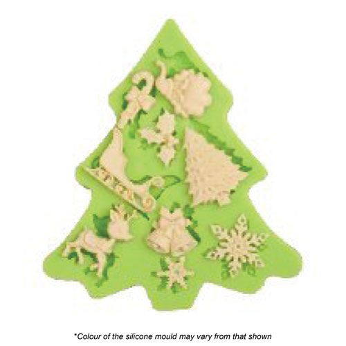 CHRISTMAS ASSORTMENT SILICONE MOULD