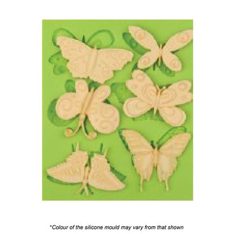 Assorted Butterflies Silicone Mold