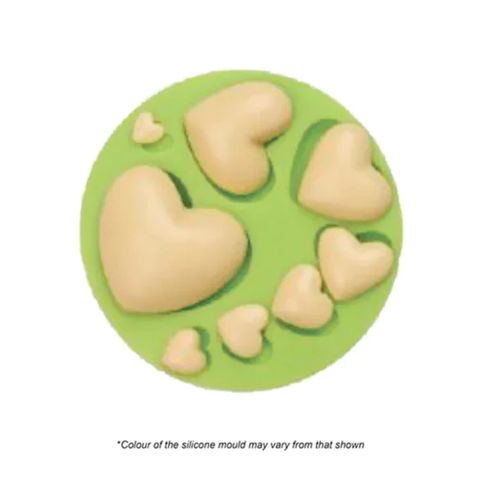ASSORTED HEART SILICONE MOULD