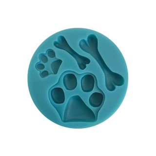 DOG PAW AND BONE SILICONE MOULD
