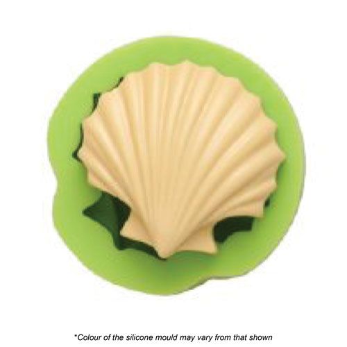 LARGE SCALLOP SHELL SILICONE MOULD