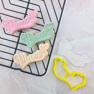 Bubble FONT Cookie Cutters Fondant Letters, Letters for Cake Decorating 