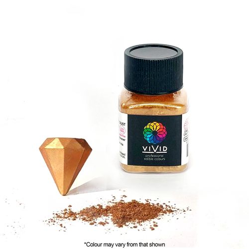 VIVID | ANTIQUE GOLD | EDIBLE METALLIC DUST | 10G