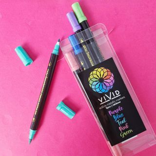 VIVID | EDIBLE METALLIC MARKERS | RAINBOW | 5PK