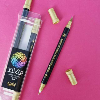 VIVID | EDIBLE METALLIC MARKERS | GOLD | 3PK