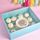 CAKE CRAFT | CLEAR LID | BLUE BENTO 8 HOLE CUPCAKE AND CAKE BOX | RETAIL PACK
