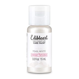 SWEET STICKS | PEARL WHITE | METALLIC EDIBLEART PAINT | 15ML