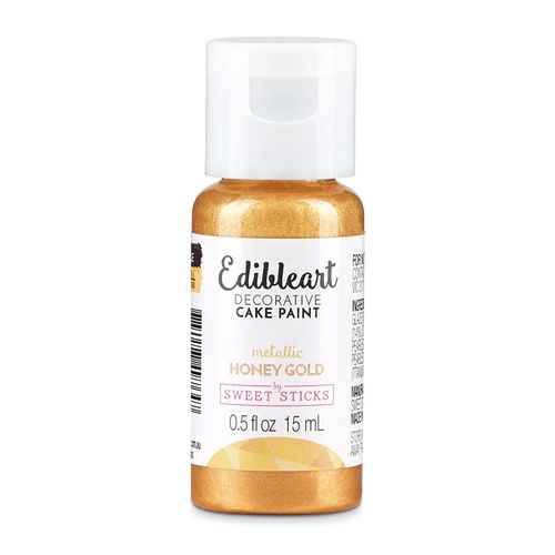 SWEET STICKS | HONEY GOLD | METALLIC EDIBLEART PAINT | 15ML