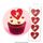 CAKE CRAFT | CUPID HEARTS | WAFER TOPPERS | PACKET OF 16