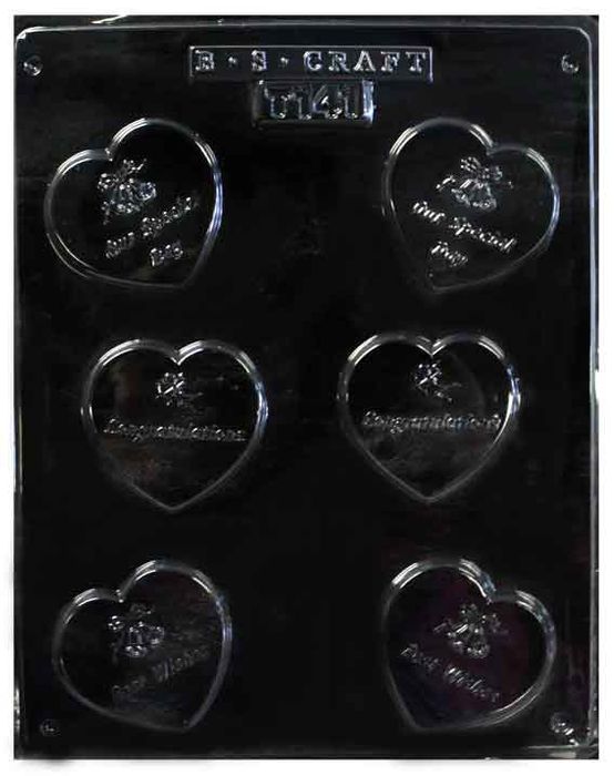 11” Valentine's Day Silicone 3D Heart Shaped Mold Chocolate Baking XOXO !