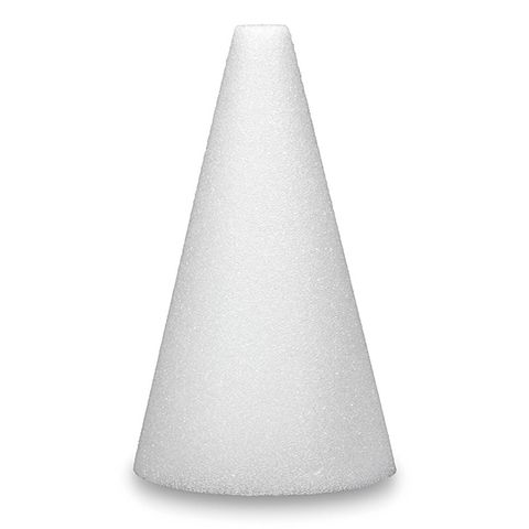 White Foam Cones for Crafts, 2 Sizes (18 Pack) : : Home