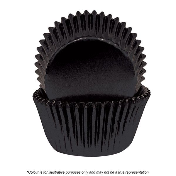 Black cupcake liners sale