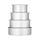 CAKE PAN/TIN | ROUND SET OF 4 (6-8-10-12 INCH) | 4 INCH DEEP