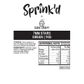 SPRINK'D | STARS | GREEN | 7MM | 1KG | B/B 12/03/25