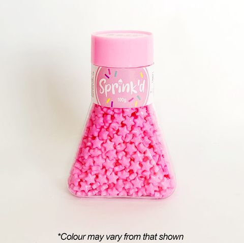 SPRINK'D | STARS | PASTEL PINK | 7MM | 100G