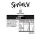 SPRINK'D | JIMMIES | BLACK | 500G
