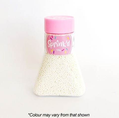 SPRINK'D | SUGAR BALLS | WHITE | 2MM | 110G