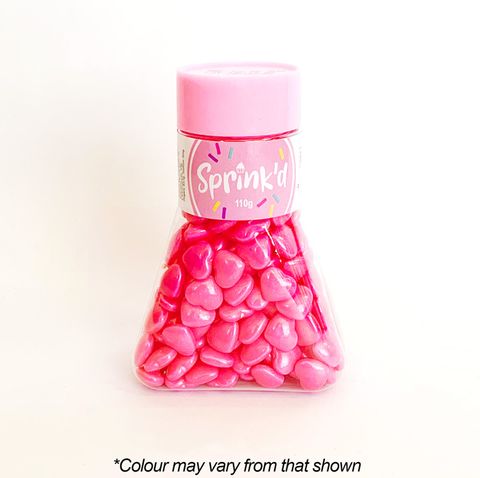 SPRINK'D | HEARTS | BRIGHT PINK | 12MM | 110G