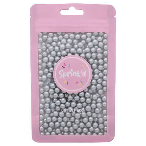 SPRINK'D | SUGAR BALLS | SILVER | 4MM | 60G