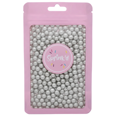 SPRINK'D | SUGAR BALLS | SILVER | 4MM | 60G