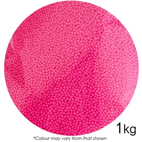 SPRINK'D | SUGAR BALLS | BRIGHT PINK | 2MM | 1KG