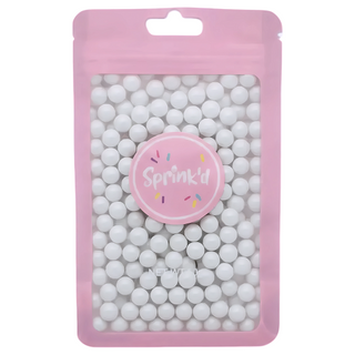 SPRINK'D | SUGAR BALLS | WHITE | 8MM | 60G
