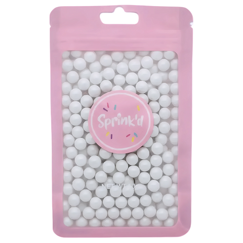 SPRINK'D | SUGAR BALLS | WHITE | 8MM | 60G