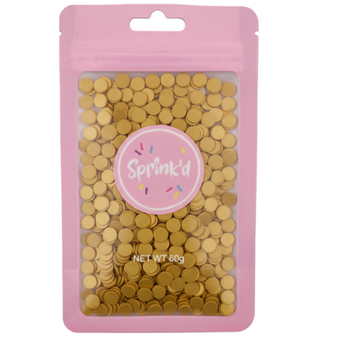 SPRINK'D | SEQUINS | GOLD | 7MM | 60G
