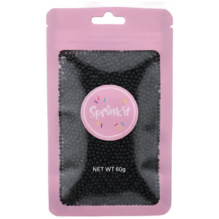 SPRINK'D | SUGAR BALLS | BLACK | 2MM | 60G
