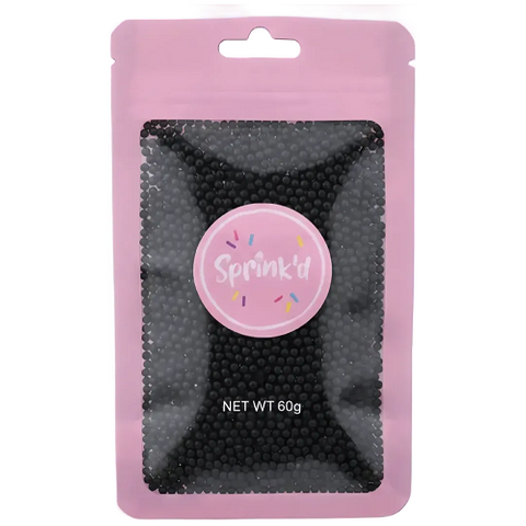 SPRINK'D | SUGAR BALLS | BLACK | 2MM | 60G