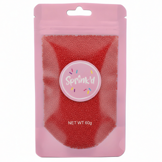 SPRINK'D | SANDING SUGAR | RED | 60G