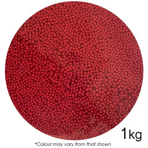 SPRINK'D | SUGAR BALLS | RED | 2MM | 1KG