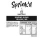 SPRINK'D | SANDING SUGAR | YELLOW | 1KG