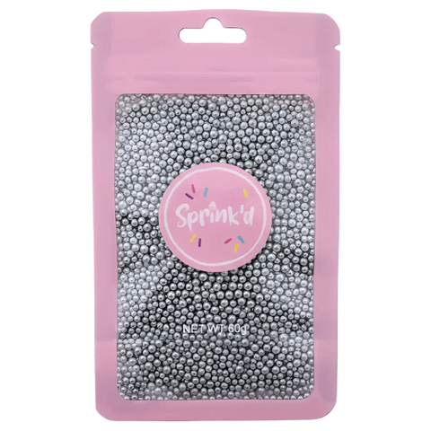 SPRINK'D | SUGAR BALLS | SILVER | 2MM | 60G