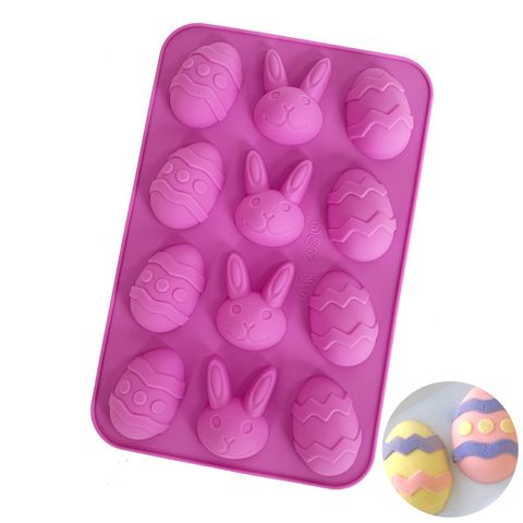 Egg moulds rabbit and bear face