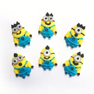 MINIONS WITH BODY (72) | SUGAR DECORATIONS