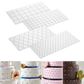 QUILT & SQUARE PATTERNS IMPRINT MAT SET | 4 PIECES