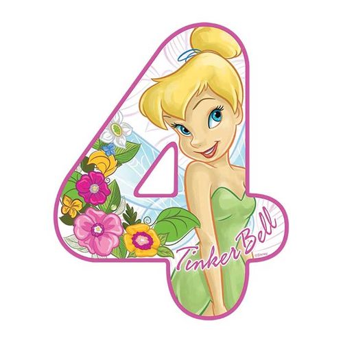 DISNEY FAIRIES NUMBER 4 | EDIBLE IMAGE