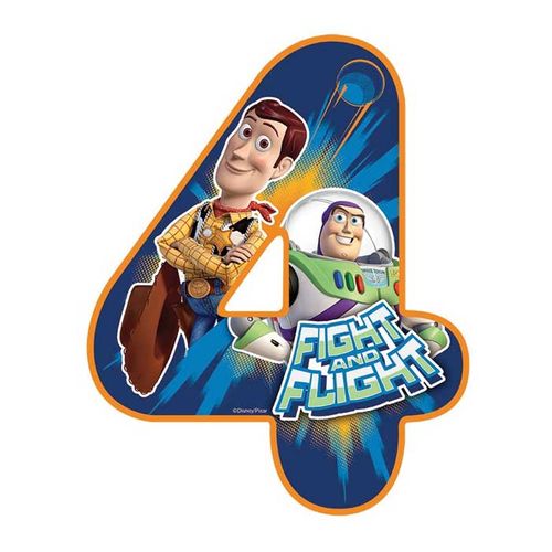 TOY STORY NUMBER 4 | EDIBLE IMAGE