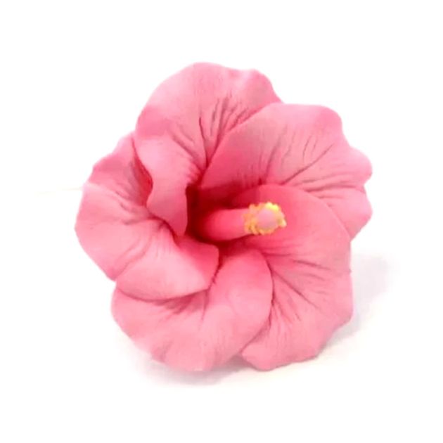 Hibiscus Pink Small 25 Sugar Flowers