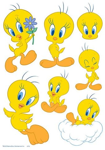 TWEETY - CHARACTER SHEET A4 EDIBLE IMAGE