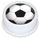 SOCCER BALL ROUND EDIBLE ICING IMAGE - 6.3 INCH / 16CM