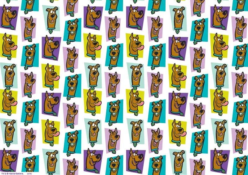 Scooby Doo Pattern Sheet A4 Edible Image