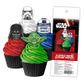STAR WARS EDIBLE WAFER CUPCAKE TOPPERS - 16 PIECE PACK
