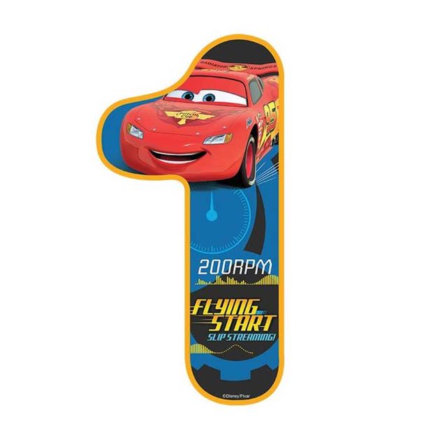 DISNEY CARS NUMBER 1 EDIBLE IMAGE