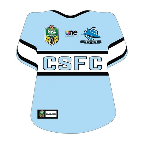 NRL CRONULLA SHARKS JERSEY | EDIBLE IMAGE