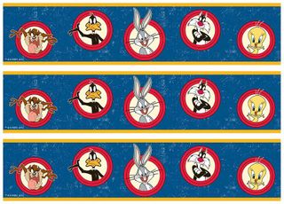 LOONEY TUNES - CAKE STRIP A4 EDIBLE IMAGE