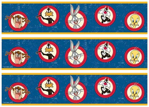LOONEY TUNES - CAKE STRIP A4 EDIBLE IMAGE