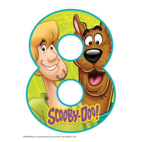 SCOOBY DOO NUMBER 8 | EDIBLE IMAGE